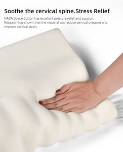 Oreiller cervical ergonomique en mousse à mémoire de forme pour dormir sur le dos et sur le côté - Product Image 2