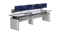 Console de contrôle pour mur vidéo multi-écrans |   Centre de travail pour opérations à grande échelle