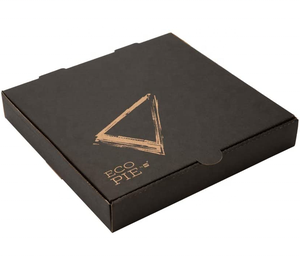 Hộp Pizza Inch Gợn Sóng Màu Nâu In Logo Tùy Chỉnh Màu Trắng Cho Nhà Hàng Bánh Pizza - Product Image 3