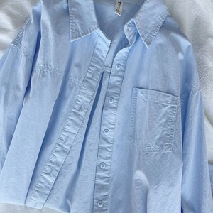 <span class=keywords><strong>Chemise</strong></span> de maternité à manches longues femmes enceinte Blouse doux coton uniforme vêtements de <span class=keywords><strong>grossesse</strong></span> - Product Image 3