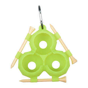 Lot de 3 coques de protection de golf en silicone avec clip de rangée de té Produit de couverture de golf - Product Image 6