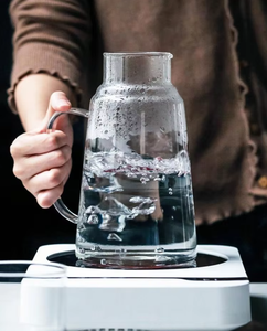 Drinkware thân thiện với môi công suất lớn kính bình với một cốc thủy tinh trong một bộ - Product Image 2