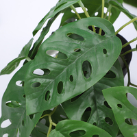 Monstera Artificiel en Pot, Plante Tropicale Écologique au Toucher Réel, Grande Plante de Noël 2026, Cadeau Tendance, Feuilles Vertes en Plastique et Céramique