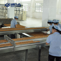 Machine automatique de fabrication de biscuits, empileur de snacks, ligne de production de biscuits, empileur (roue étoile et vitesse de déséquilibrage)