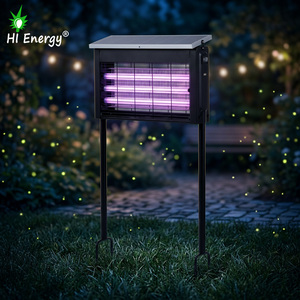 Lampe Solaire Anti-<span class=keywords><strong>Moustiques</strong></span> LED Rechargeable à Batterie Lithium, Piège à Insectes Extérieur, Couverture 400m, Utilisation Jardin <span class=keywords><strong>et</strong></span> Patio, Étanche à la Pluie - Product Image 4