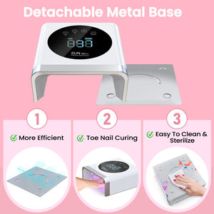 Última Lámpara UV LED <span class=keywords><strong>para</strong></span> Uñas Sunx22 Max 150W <span class=keywords><strong>de</strong></span> Fábrica China, Secado Rápido, Esmalte en <span class=keywords><strong>Gel</strong></span>, Producto <span class=keywords><strong>de</strong></span> Belleza y Cuidado Personal - Product Image 5