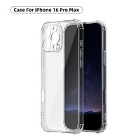 Ultra-mince Transparent Anti-rayures PM Clair Doux TPU Téléphone Couverture Arrière pour iPhone 16 15 14 Samsung Mobile Cas