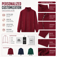 Blouson Bomber Homme Personnalisé avec Logo, en Polaire Épaisse Zippé, Style Baseball Varsity, Fabrication OEM