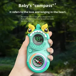 Walkie-Talkie Digital Inalámbrico con Carga USB Qingmuma R2509-837 para Niños, Alcance de 3 Kilómetros, VHF/UHF, Resistente al Agua IPX5, Diseño de Dibujos Animados, <span class=keywords><strong>Mini</strong></span> - Product Image 2