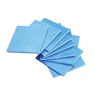 Coussin de conduction thermique en silicone Film conducteur thermique à dos adhésif simple face Feuille de gel de silice Film conducteur thermique - Product Image 1