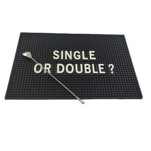 Custom Printed <b>Silicone</b> PVC Bar Mat Rubber Pub Runner Spill <b>Pad</b> Beer Rail Mat Drip Tray Non Slip Service Mat Table Mat - Product Image 2
