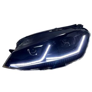 Nueva Lámpara LED para Auto <span class=keywords><strong>Golf</strong></span> 7 MK7 2013-2017, Conjunto de Faros Delanteros, Actualización al Estilo <span class=keywords><strong>Golf</strong></span> 7.5, Accesorios de Lámpara Dinámica de Alta Configuración - Product Image 2