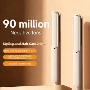 Lisseur électrique professionnel 2-en-1 Pritech LED avec plaques en titane pour utilisation en camping-car et en hôtel - Product Image 5