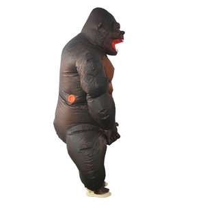 Disfraz de Mascota Inflable de <span class=keywords><strong>Gorila</strong></span> King Kong para Adultos, Unisex, para Fiestas de Halloween, Realista, de Poliéster, en Existencia - Product Image 3