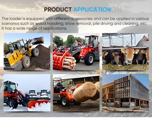 EURO 5 Emission Standard <strong>Wheel</strong> <strong>Loader</strong> With 10.0/75-15.3 Tires High Traction Low Noise Urban Construction - Product Image 6