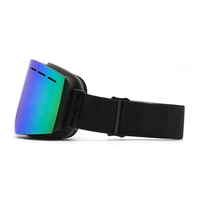 Lunettes de ski pour sports d'hiver, nouveau design, protection UV, verres blancs, rouges, argentés, anti-buée en PC pour snowboard et ski