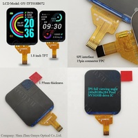 Panel layar TFT IPS kecil ILI9341 ST7789 ST7735 1.3 1.8 2.4 2.8 3.5 4.3 inci SPI MCU warna RGB layar LCD TFT