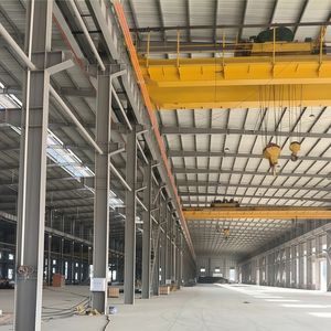 Vorgefertigte Stahlrahmenkonstruktion Verzinkte Industriehalle Lagerhaus Werkstatt mit Sandwichpaneelen - Product Image 6