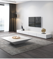 Table basse minimaliste de haute qualité, style moderne pour salon, table basse en bois