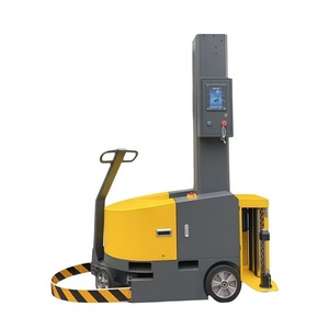 Robot Inteligente Autónomo Amarillo ZZ2000, Máquina Automática de Embalaje de Palés, Máquina Envolvedora de Palés - Product Image 6