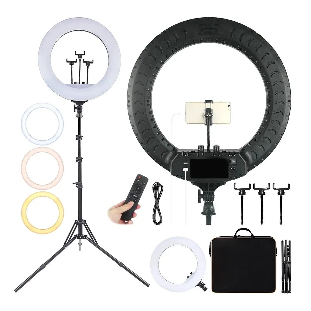 18 inch RL-18 Selfie Ring light and Photographic lamp Ring Fill Light For YouTube Live