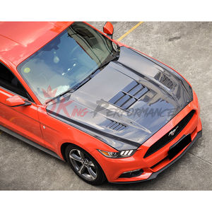 CMST ฝากระโปรงคาร์บอนไฟเบอร์สไตล์ <span class=keywords><strong>V5</strong></span>ฝากระโปรงหน้ารถสำหรับ <span class=keywords><strong>Ford</strong></span> <span class=keywords><strong>Mustang</strong></span> - Product Image 4