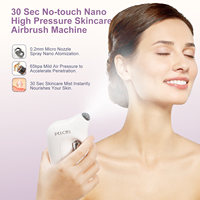 Inyector de suero de agua de alta presión inalámbrico para uso doméstico, Mini compresor de aire, Kit de terapia de oxígeno, inyector hidratante para la piel