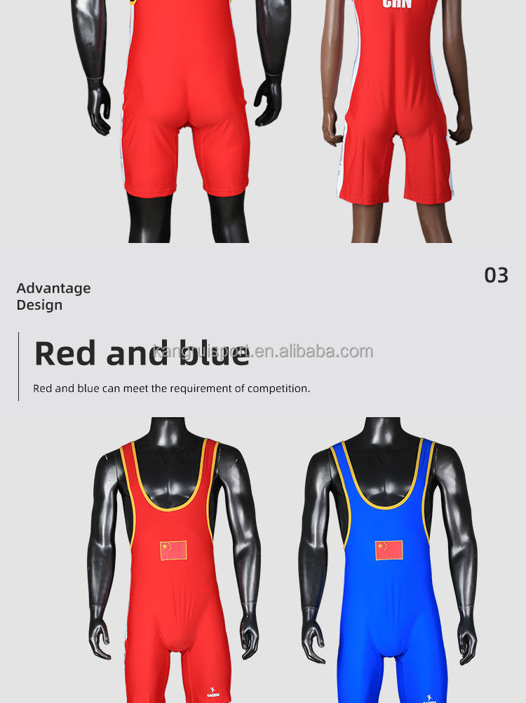 ウエイトリフティング　ユニフォーム　シングレット　Lサイズ ウエイトリフティングユニフォームメンズレスリングシングレット