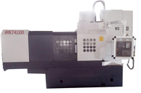 Machine de rectifieuse de surface de table rotative à broche verticale CNC robuste avec système de détection automatique de marque de système CNC KND GSK