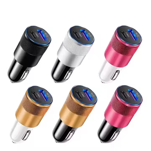 Chargeur de <span class=keywords><strong>voiture</strong></span> USB C à charge rapide 3.1A, chargeur de type C à charge rapide pour <span class=keywords><strong>iPhone</strong></span> <span class=keywords><strong>12</strong></span> 13 Pro, <span class=keywords><strong>adaptateur</strong></span> de chargeur de <span class=keywords><strong>voiture</strong></span> pour smartphone - Product Image 2