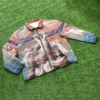 Tapisserie Manteau Lourd Veste D'hiver Hommes Couverture Tapis Plus La Taille Veste Nouveaux Styles Tapestri Veste pour Hommes