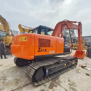 Équipement lourd d'occasion : Excavatrice sur chenilles Hitachi 12 tonnes ZX120, moteur, boîte de vitesses, pompe, roulement, PLC d'origine, performances exceptionnelles - Product Image 6