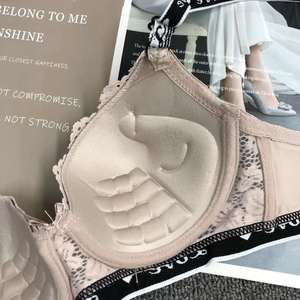 Phụ Nữ Cộng Với Kích Thước Đồ Lót Áo Ngực Rộng Vai Dây Đeo Brassiere Nữ Hàng Ngày Đẩy lên Ren Áo Ngực Cho Phụ Nữ - Product Image 5