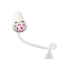 Mini lampe à ongles portable à séchage rapide 18W avec capteur tactile UV LED et boîte de rangement pour salon