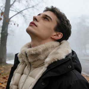 Chaqueta Casual de Invierno Premium con Forro de Piel Gruesa, Chaqueta de Invierno Elegante <span class=keywords><strong>para</strong></span> <span class=keywords><strong>Hombre</strong></span> <span class=keywords><strong>para</strong></span> Uso Diario en Clima Frío - Product Image 3