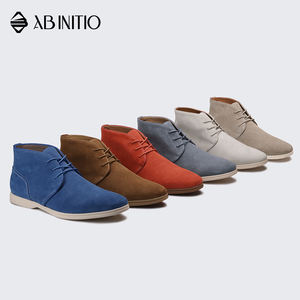 Bottines d'hiver en cuir originales en dentelle de soie et <span class=keywords><strong>daim</strong></span> pour hommes - Product Image 6