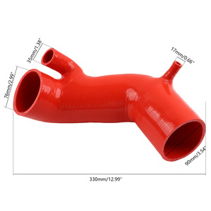 Tuyau d'admission en silicone pour BMW E46 Série 3 E36 Z3 Rouge 41mm Aim41 Rd - Product Image 5