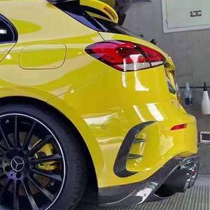 Pièces de voiture personnalisées Pré-imprégné en fibre de carbone sèche W117 Becquet latéral arrière Diffuseur Canards pour Mercedes <span class=keywords><strong>AMG</strong></span> <span class=keywords><strong>A35</strong></span> Canard <span class=keywords><strong>2020</strong></span> - 2024 - Product Image 4