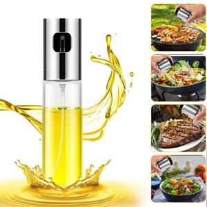 Bouteille à condiments en verre pour Barbecue, bouteille de <span class=keywords><strong>vinaigre</strong></span>, Sauce soja en Spray, huile d'assaisonnement, bouteille de condiments, ensemble de cuisine, distributeur d'huile - Product Image 2