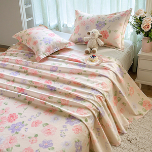 Chất lượng 100% cotton phẳng tấm ga trải giường mới đến sang trọng đôi kích thước thoáng khí in Thiết kế phòng ngủ sử dụng khách sạn nhà nữ hoàng có sẵn - Product Image 1