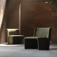 Moderne Simple Personnalisé Tissu Hôtel Simple Chaise De Loisirs Maison Salon Dossier Canapé Chaise Showroom Lounge Soft Fauteuil