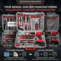 Clé à chocs sans fil professionnelle multifonctionnelle avec batterie au lithium 20V industrielle, coffret rigide, moteur sans balais, ensemble d'outils de perçage sans fil OEM