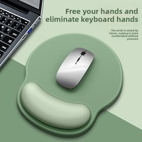 Tapis de souris avec repose-poignet en silicone pour femme, avec logo et motif, pour ordinateur et bureau, vente en gros