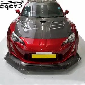 V 스타일 와이드 바디 키트 도요타 GT86 BRZ 자동차 범퍼 리어 범퍼 트렁크 스포일러 및 도요타 86 BRZ facelift 용 와이드 플레어