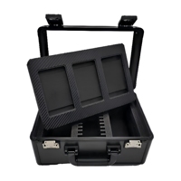 Boîte de rangement pour cartes de sport gradées avec cadre en aluminium, 2/3/4 rangées, pour cartes gradées BGS