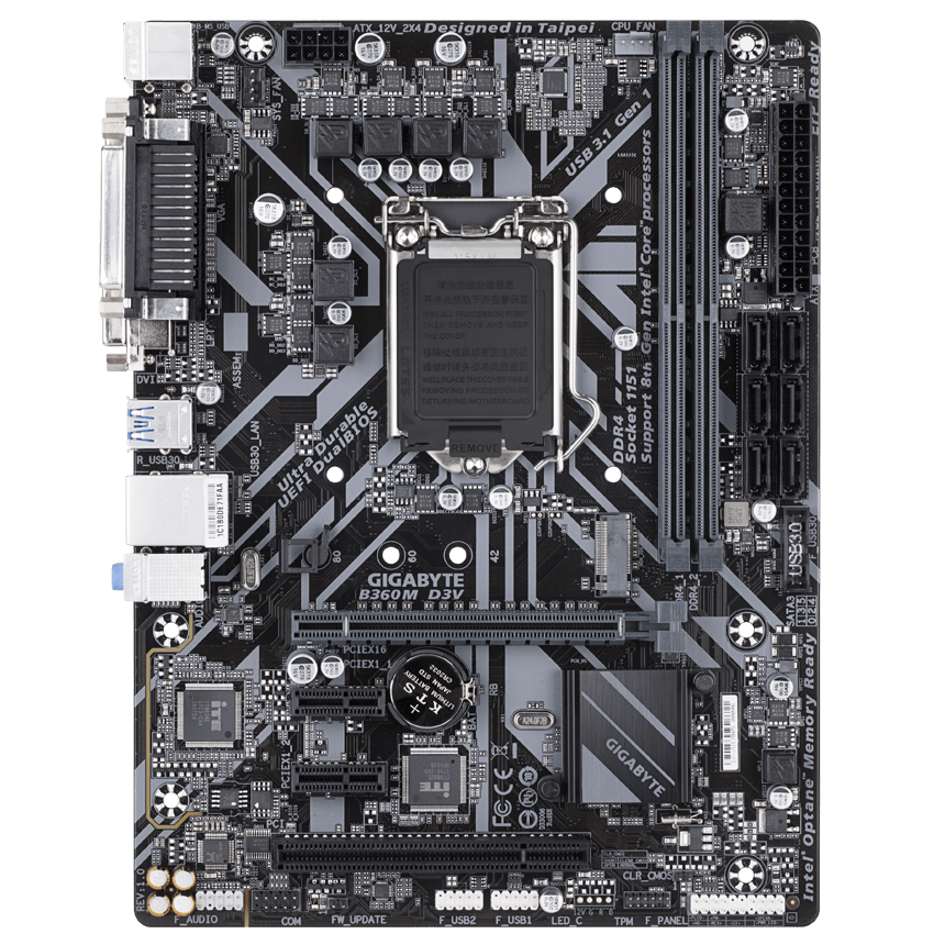 ASUS/GA/MSI B360M avec M.2