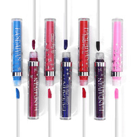 Rouge à lèvres liquide mat de haute qualité brillant à lèvres métallique 7 pièces ensemble rouge à lèvres boîte d'emballage cadeau