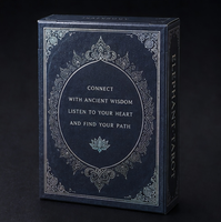 Jeu de cartes de tarot Oracle personnalisable KingCards avec emballage personnalisé, effet holographique et estampage à chaud