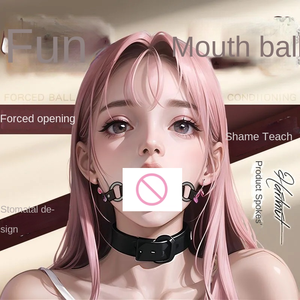 大人用プレジャートイ SM マウスボールギャグ カップルセックス補助具 拘束トレーニングツール - Product Image 1