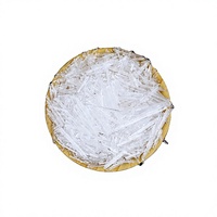 2216 extrait de feuille de menthe poivrée naturelle pure 100% cristal de menthol cristaux de menthe en vrac L-menthol vente en gros 25kg dans le tambour